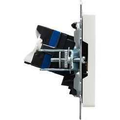 Розетка компьютерная IEK Brite BR-K20-2-K01