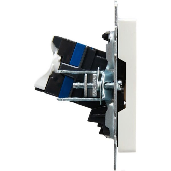 Розетка компьютерная IEK Brite BR-K20-2-K01