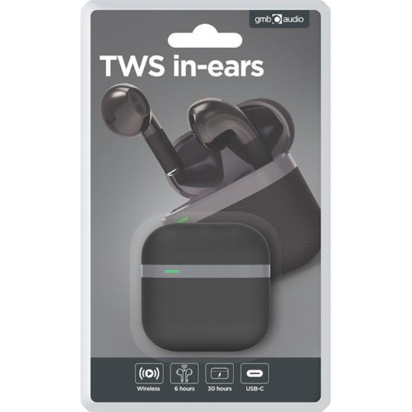 Наушники GEMBIRD TWS-02-BK