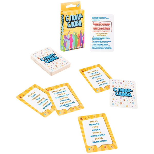 Настольная игра Dream Makers С полуслова.Cards 2413C