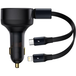Автомобильное зарядное устройство Baseus CGTX000001 Black