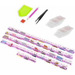 Картина стразами (алмазная мозаика) ОСТРОВ СОКРОВИЩ «Букет с гладиолусами» 663866