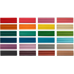 Пластилин для лепки "Восковой пластилин 24 цвета" GENIO KIDS-ART DMR24