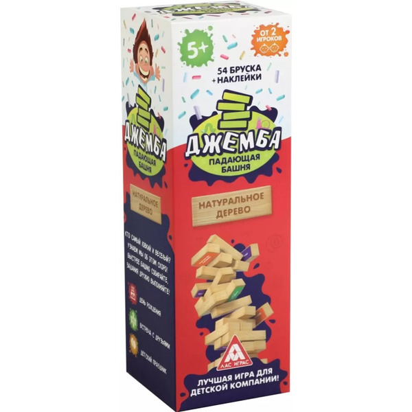 Настольная игра Лас Играс Джемба Падающая башня / 1362714