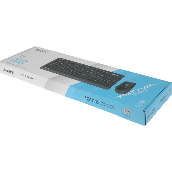 Офисный набор A4Tech Fstyler FG1035 (черный/серый)