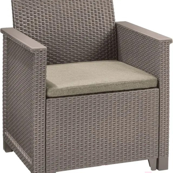 Набор садовой мебели Keter Elodie 2 seater 254091 (капучино)