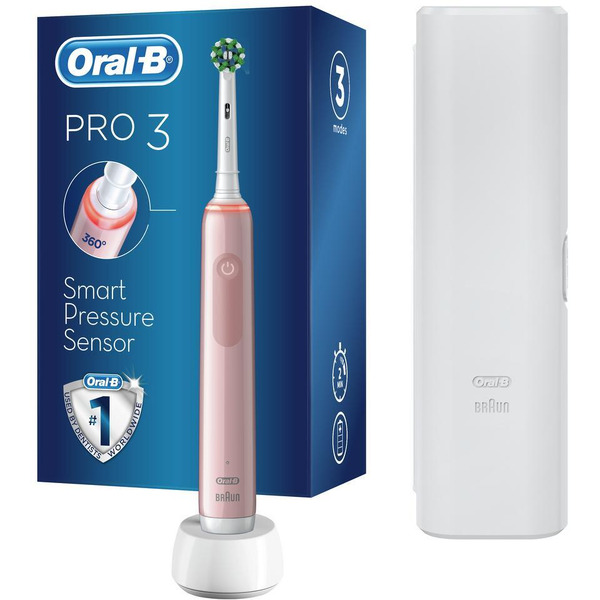 Электрическая зубная щетка Braun Oral-B Pro 3 3500/D505.513.3X (розовый)