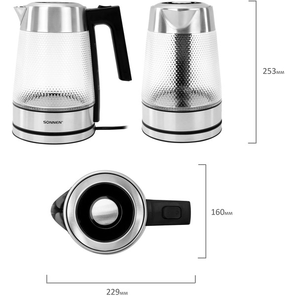 Чайник электрический SONNEN KT-1809