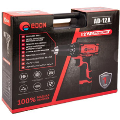 Дрель-шуруповерт Edon AD-12A с 2-мя АКБ