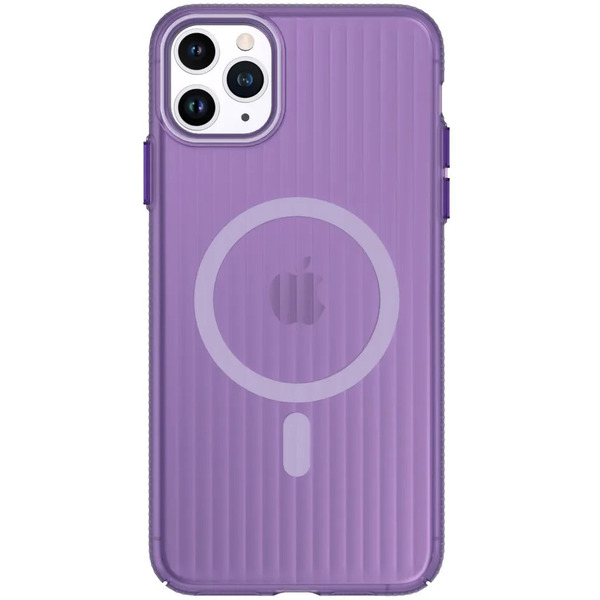 Задняя накладка CASE Translucent Strip Apple iPhone 11 Pro Max (фиолетовый)