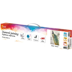 Картина стразами (алмазная мозаика) ОСТРОВ СОКРОВИЩ «Павлин» 662411