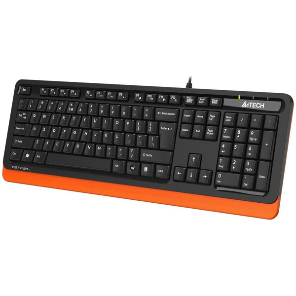 Клавиатура A4Tech Fstyler FKS10 (черный/оранжевый)
