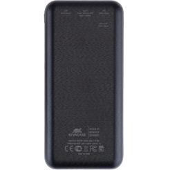 Внешний аккумулятор с дисплеем RIVACASE VA2580 (20000 mAh) черный