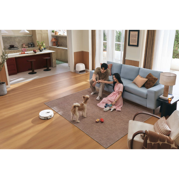 Робот-пылесос Roborock Qrevo Curv 2 Flow (RRE0BEL) QC2F02-02 (белый)