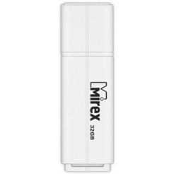 USB Flash MIREX Line White 32GB (13600-FMULWH32)