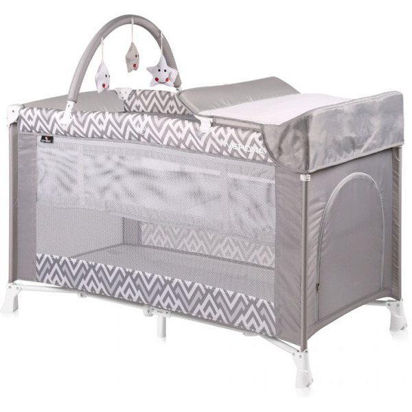 Манеж-кровать LORELLI Verona 2 Plus (серый)