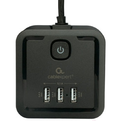 Сетевой фильтр Cablexpert TWR-4-U3-B-2