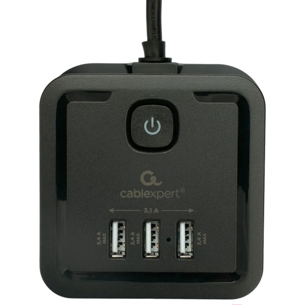 Сетевой фильтр Cablexpert TWR-4-U3-B-2