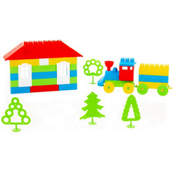 Конструктор Полесье 0583 Строитель Средний