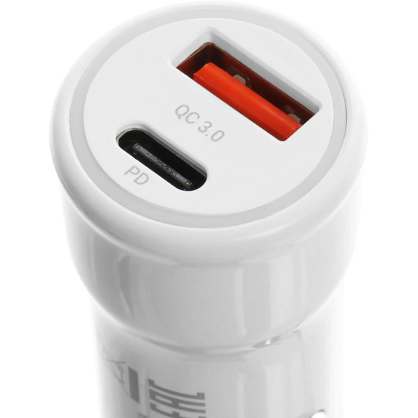 Автомобильное зарядное устройство Digma DGC2С (белый)