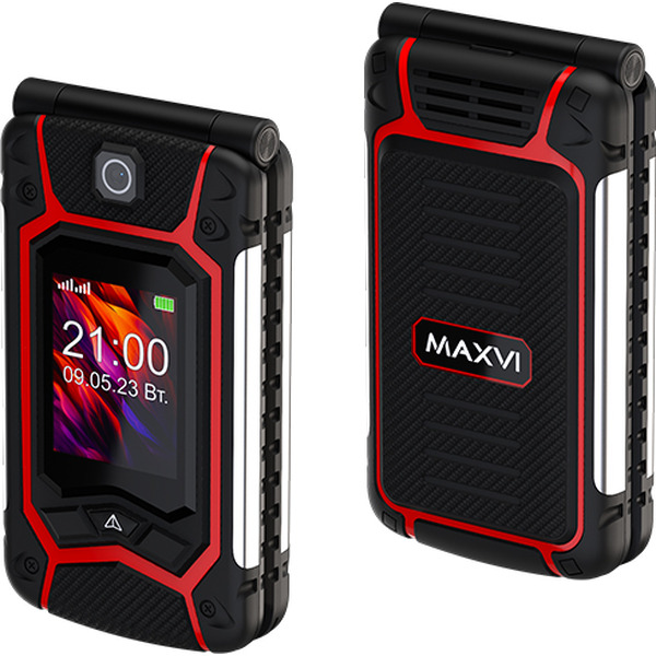 Мобильный телефон Maxvi E10ds (красный)