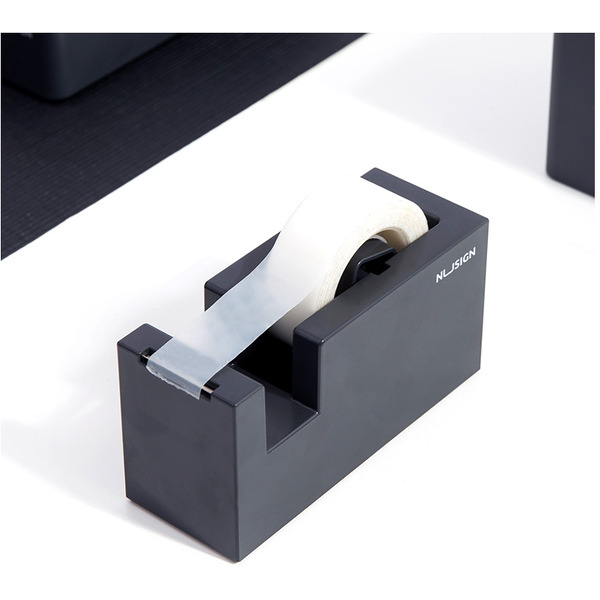 Диспенсер для скотча канцелярский Deli Nusign NS121 (черный)