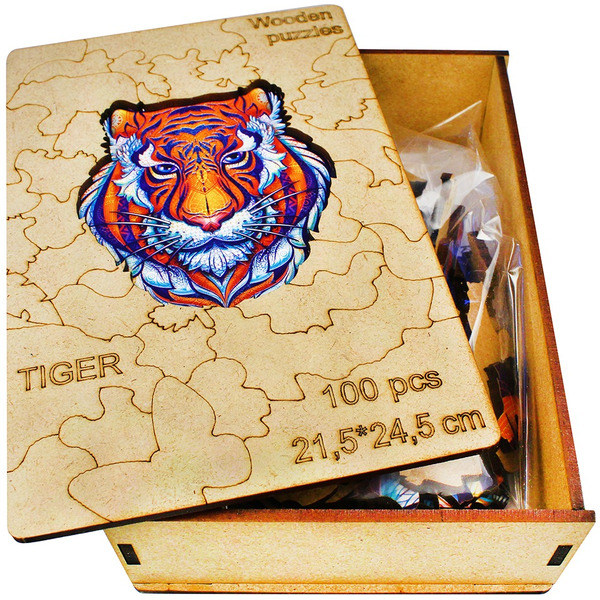 Сувенирный пазл MASTER WOOD Тигр SWPT