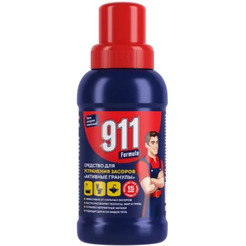Средство для устранения засоров 911 Активные гранулы 250г 0111039314