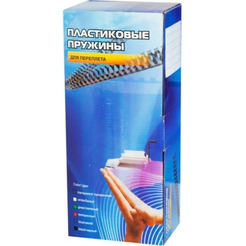 Пластиковые пружины Office Kit 19мм / BP2061 (100шт, белый)