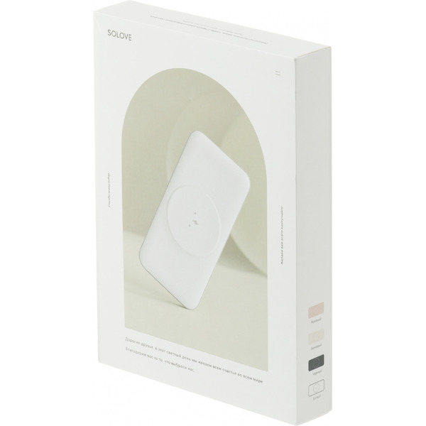 Внешний аккумулятор Solove W10 10000мAч (белый)