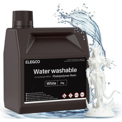 Фотополимерная смола ELEGOO Water Washable 50.103.0368 (белый)
