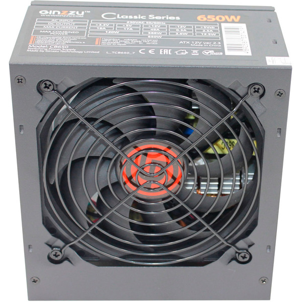 Блок питания Ginzzu CB650