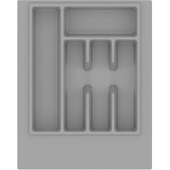 Лоток для столовых приборов Альтернатива М8535 (серый)