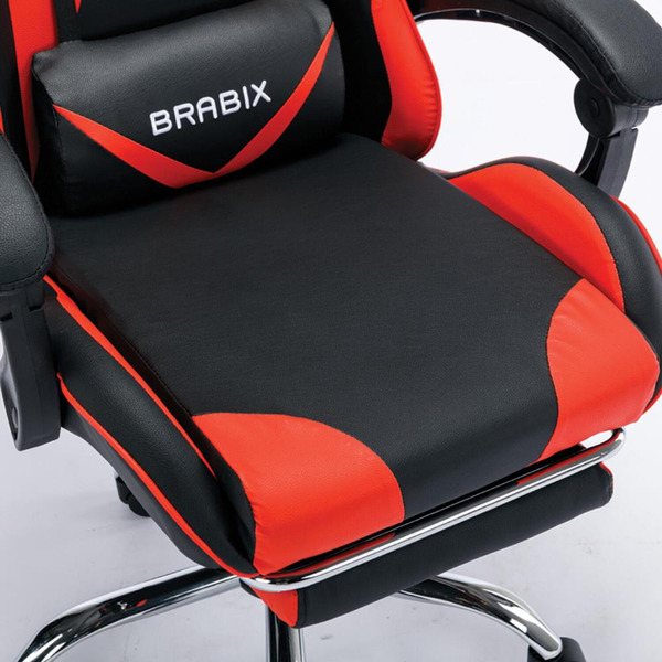 Кресло BRABIX Dexter GM-135 (черный/красный) 532799
