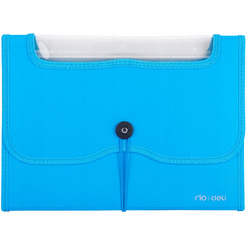 Папка на резинке DELI 38127BLUE