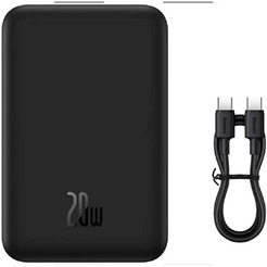 Внешний аккумулятор Baseus Magnetic Mini Wireless Fast Charge Power Bank 20W 20000mAh (черный)