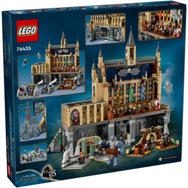 Конструктор LEGO Harry Potter Замок Хогвартс: Большой зал 76435