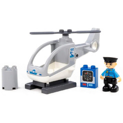 Конструктор Полесье Макси Вертолет полиции 10838