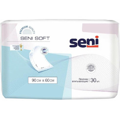 Пеленки впитывающие гигиенические одноразовые SENI SOFT (90*60) 30 шт