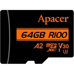 Карта памяти Apacer AP64GMCSX10U8-R 64GB