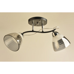 Люстра средней высоты Mirastyle BL-8224/2 BK+CR