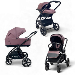 Универсальная коляска Bubago Niveta BG 192-4 (3 в 1, лиловый)