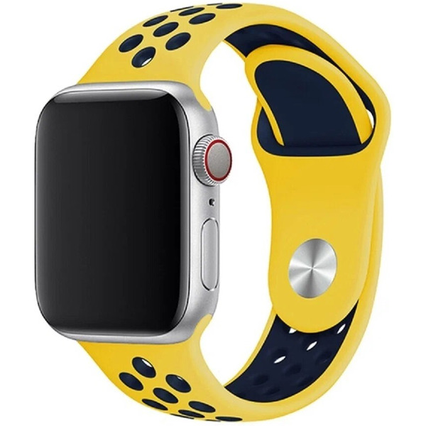 Ремешок Bingo Sport для Apple Watch 38/40/41mm (S) желтый/черный