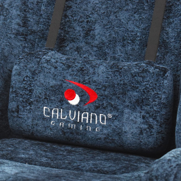 Вибромассажное кресло Calviano Nero (blue plush)