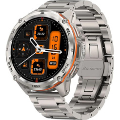Умные часы Kospet Tank T3 Ultra Special Edition (серебристый)