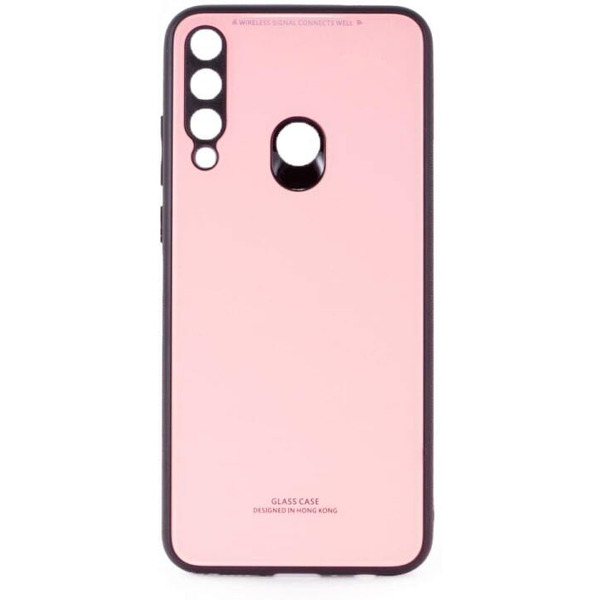 Накладка CASE Glassy Huawei Y6p (розовый)