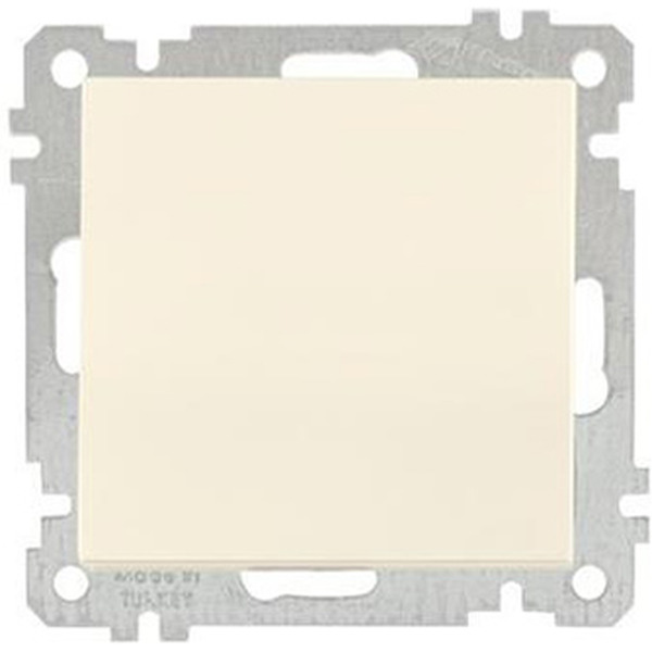 Выключатель Mutlusan 2100-401-0102 слоновая кость (21 серия)