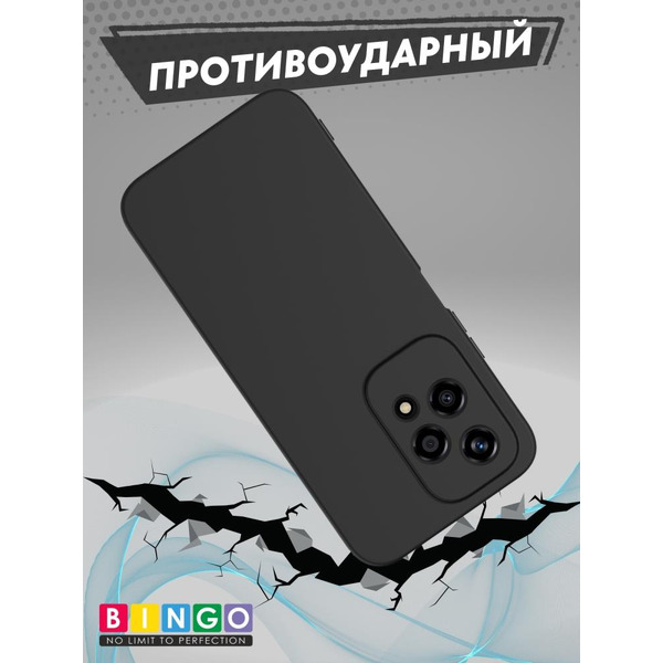 Бампер Bingo Liquid TPU для HONOR 200 Lite Черный
