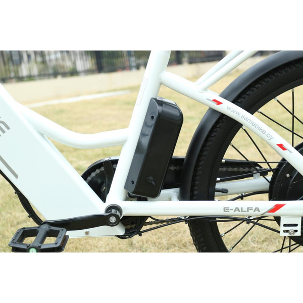 Электровелосипед SAMEBIKE Е-Alfa New SB-E-ALFA350-36/10 (белый)