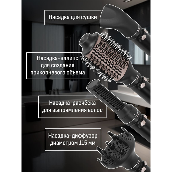 Фен-щетка Aresa AR-3241